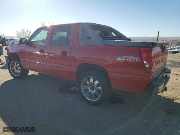 2004 Chevrolet Avalanche with VIN 3GNEC12T04G125907, listed as a Copart auction lot 88811885 with 0 mi miles and Salvage Title. Bid and sale history available at carsss.com. Image 2.
