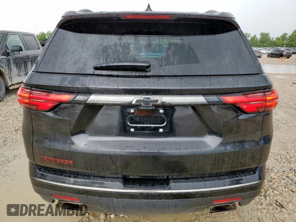2023 Chevrolet Traverse Premier with VIN 1GNERKKWXPJ182441, listed as a Copart auction lot 61047555 with 151,567 mi miles and Salvage title. Bid and sale history available at DreamBid. Image 6.