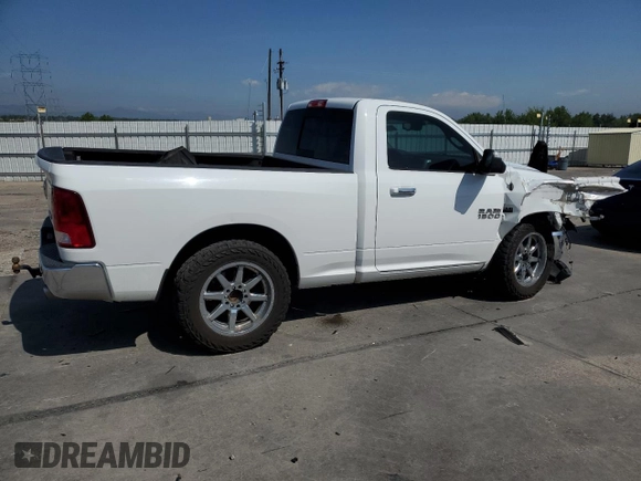 2016 Ram 1500 Big Horn with VIN 3C6JR7BT3GG122858, listed as a Copart auction lot 57103695 with 143,288 mi miles and Salvage title. Bid and sale history available at DreamBid. Image 3.