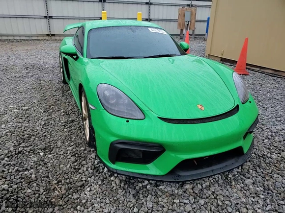 2023 Porsche 718 Cayman GT4 with VIN WP0AC2A83PS275212, listed as a Copart auction lot 44219635 with 11,711 mi miles and Salvage Title. Bid and sale history available at carsss.com. Image 14.