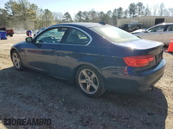 2011 BMW 3 Series 335i xDrive with VIN WBAKF9C52BE619754, listed as a Copart auction lot 43854085 with 162,681 mi miles and Salvage Title. Bid and sale history available at carsss.com. Image 2.