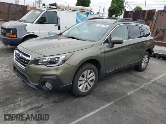 2019 Subaru Outback Premium with VIN 4S4BSAFC9K3355384, listed as a Copart auction lot 59056395 with 42,449 mi miles and Salvage title. Bid and sale history available at DreamBid. Image 1.