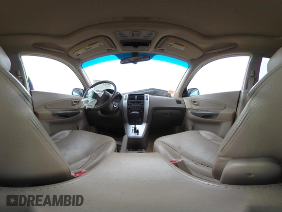2007 Hyundai Tucson SE with VIN KM8JN12D57U670203, listed as a IAAI auction lot 41619422 with 92,450 mi miles. Bid and sale history available at carsss.com. Image 20.