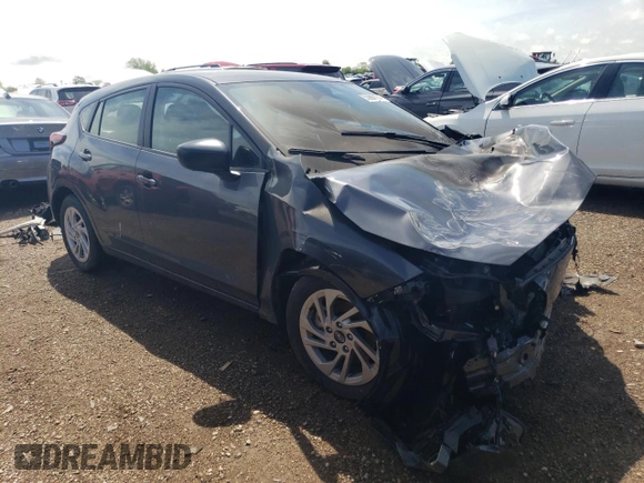 2024 Subaru Impreza with VIN JF1GUABC1R8333716, listed as a Copart auction lot 53689774 with Not Provided miles and Salvage Title. Bid and sale history available at carsss.com. Image 4.