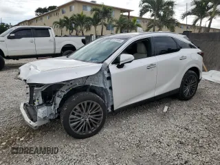 2024 Lexus RX with VIN 2T2BAMCA1RC075001, listed as a Copart auction lot 87073994 with 1,222 mi miles and Non Repairable. Bid and sale history available at carsss.com. Image 1.
