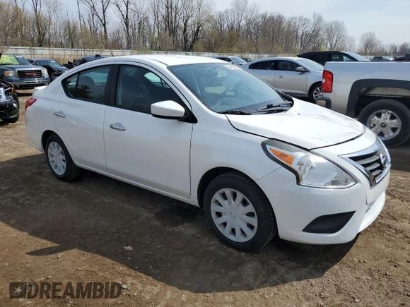 2019 Nissan Versa SV with VIN 3N1CN7AP0KL851937, listed as a Copart auction lot 54154575 with 67,344 mi miles and Salvage title. Bid and sale history available at DreamBid. Image 4.