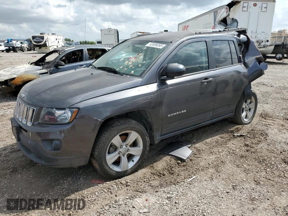 2017 Jeep Compass Sport SE with VIN 1C4NJCBA4HD146366, listed as a Copart auction lot 53088095 with 144,309 mi miles and Salvage title. Bid and sale history available at DreamBid. Image 1.