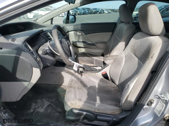 2014 Honda Civic Sedan LX with VIN 19XFB2F59EE024511, listed as a Copart auction lot 51936785 with 164,380 mi miles and Salvage Title. Bid and sale history available at carsss.com. Image 7.