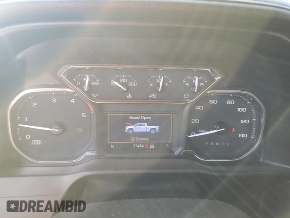 2021 GMC Sierra 2500HD AT4 z VIN 1GT49PEY6MF277074, wystawiony jako Copart lot #49231105 z przebiegiem 77 454 mil mil oraz Czysty tytuł • Clean title. Historia ofert i sprzedaży dostępna na DreamBid. Obrazek 9.