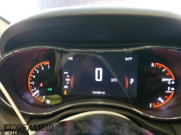2017 Dodge Durango GT with VIN 1C4RDJDG5HC917700, listed as a Copart auction lot 54650215 with 124,483 mi miles and Salvage title. Bid and sale history available at DreamBid. Image 9.