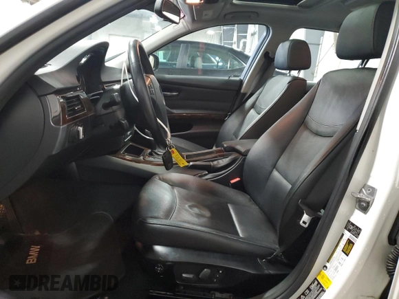 2011 BMW 3 Series 328i xDrive with VIN WBAPK5G53BNN30232, listed as a Copart auction lot 57954685 with 157,538 mi miles and Salvage title. Bid and sale history available at DreamBid. Image 7.