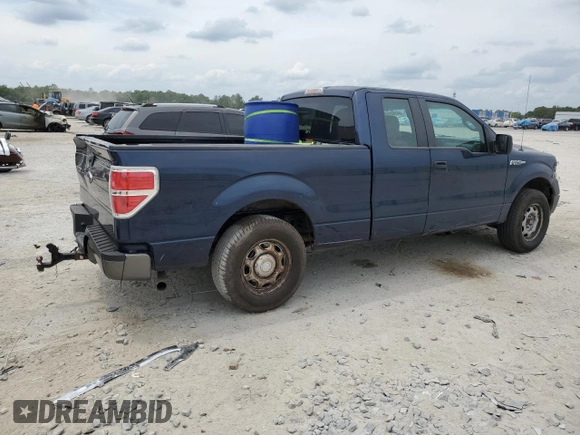 2013 Ford F-150 XL with VIN 1FTEX1CM8DKF38641, listed as a Copart auction lot 54183115 with 92,938 mi miles and Salvage Title. Bid and sale history available at carsss.com. Image 3.
