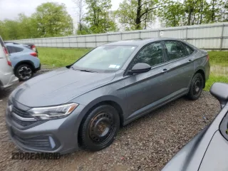 2023 Volkswagen Jetta Sport with VIN 3VWBM7BU8PM047576, listed as a Copart auction lot 57464945 with 38,214 mi miles and Salvage title. Bid and sale history available at DreamBid. Image 1.