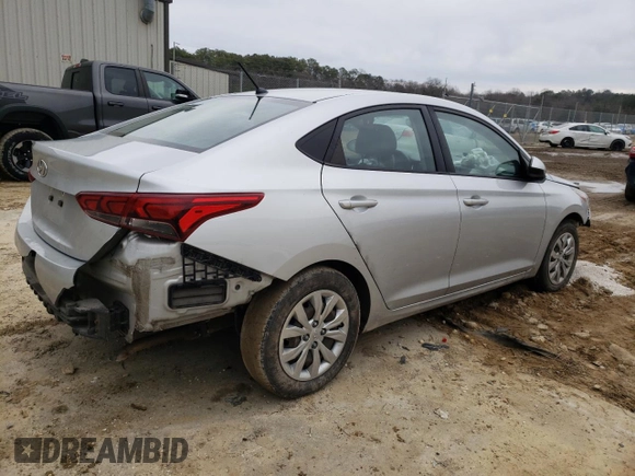 2019 Hyundai Accent SE with VIN 3KPC24A38KE047908, listed as a Copart auction lot 38424723 with 72,642 mi miles. Bid and sale history available at carsss.com. Image 3.