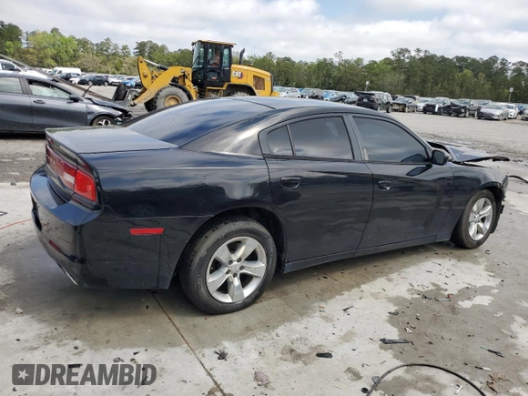 2014 Dodge Charger SE with VIN 2C3CDXBG6EH174215, listed as a Copart auction lot 51108985 with 163,133 mi miles and Salvage Title. Bid and sale history available at carsss.com. Image 3.