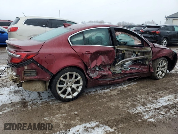 2017 Buick Regal GS with VIN 2G4GU5GX7H9149781, listed as a Copart auction lot 42789695 with 131,474 mi miles and Clean Title. Bid and sale history available at DreamBid. Image 3.