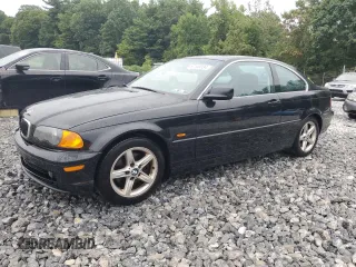 2001 BMW 3 Series 325Ci with VIN WBABN33471JW57400, listed as a Copart auction lot 67109234 with 152,135 mi miles and Salvage Title. Bid and sale history available at carsss.com. Image 1.