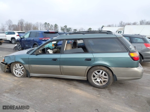 2000 Subaru Legacy Wagon Outback w/GB Equip with VIN 4S3BH6755Y6618462, listed as a IAAI auction lot 41801341 with 279,150 mi miles. Bid and sale history available at carsss.com. Image 14.
