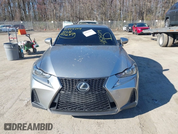 2017 Lexus IS with VIN JTHCM1D21H5023173, listed as a IAAI auction lot 41824224 with 138,629 mi miles. Bid and sale history available at carsss.com. Image 12.
