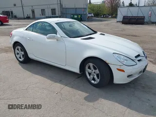 2006 Mercedes-Benz SLK-Class 3.0L with VIN WDBWK54F46F099992, listed as a IAAI auction lot 42128291 with 158,561 mi miles. Bid and sale history available at carsss.com. Image 1.