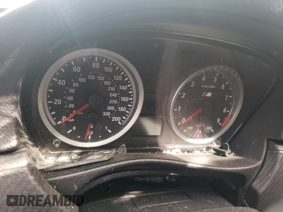 2009 BMW 3 Series M3 with VIN WBSWL93569P331823, listed as a Copart auction lot 59435484 with 0 mi miles and Salvage Title. Bid and sale history available at carsss.com. Image 9.