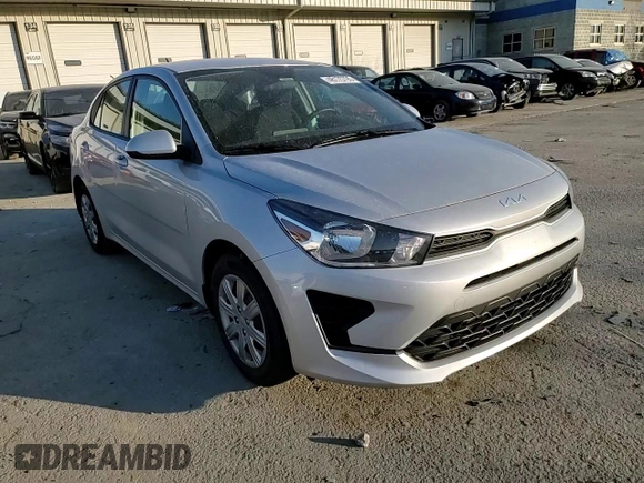 2022 Kia Rio LX with VIN 3KPA24AD3NE463594, listed as a Copart auction lot 48175795 with 22,446 mi miles and Salvage Title. Bid and sale history available at DreamBid. Image 10.