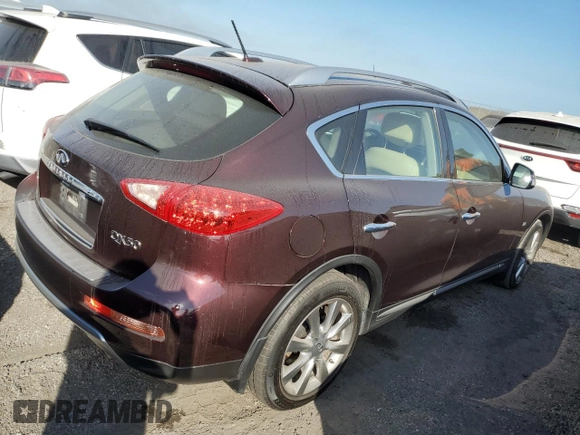 2017 Infiniti QX50 with VIN JN1BJ0RR4HM413263, listed as a Copart auction lot 74750214 with 41,617 mi miles and Non Repairable. Bid and sale history available at carsss.com. Image 3.