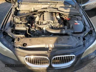 2005 BMW 5 Series 545i with VIN WBANB33515CN66325, listed as a Copart auction lot 89410465 with 155,240 mi miles and Clean Title. Bid and sale history available at carsss.com. Image 11.