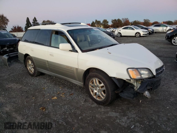 2000 Subaru Legacy Outback Limited with VIN 4S3BH6865Y7659871, listed as a Copart auction lot 82892924 with Not provided miles and Salvage title. Bid and sale history available at DreamBid. Image 4.