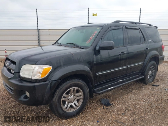 2007 Toyota Sequoia SR5 with VIN 5TDZT34A87S296251, listed as a IAAI auction lot 42025210 with 259,893 mi miles. Bid and sale history available at carsss.com. Image 2.