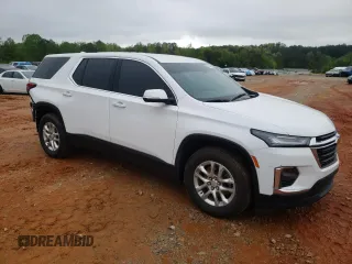 2023 Chevrolet Traverse LS with VIN 1GNEVLKW8PJ238474, listed as a Copart auction lot 85952264 with 28,038 mi miles and Salvage Title. Bid and sale history available at carsss.com. Image 4.
