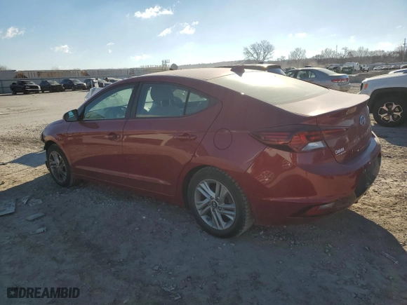 2019 Hyundai Elantra Preferred with VIN KMHD84LF9KU779794, listed as a Copart auction lot 84445924 with 60,766 mi miles and Salvage Title. Bid and sale history available at carsss.com. Image 2.