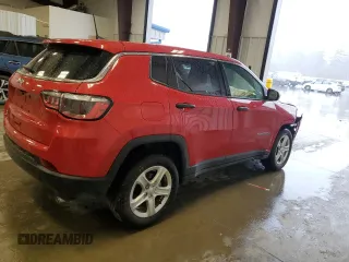 2023 Jeep Compass Sport z VIN 3C4NJDANXPT537086, wystawiony jako Copart lot #49070265 z przebiegiem 14 929 mil mil oraz Szkoda całkowita • Salvage title. Historia ofert i sprzedaży dostępna na DreamBid. Obrazek 3.
