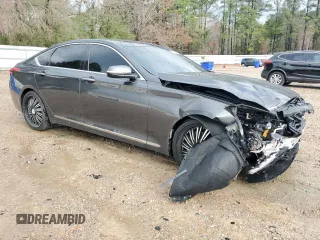 2018 Genesis G80 3.8L с VIN KMHGN4JE2JU239749, выставлен на аукционе Copart как лот 49259985 с пробегом 71 486 миль миль и Списание • Salvage title. История ставок и продаж доступна на DreamBid. Изображение 4.