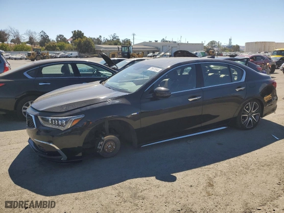 2018 Acura RLX Sport Hybrid w/Advance Pkg with VIN JH4KC2F94JC000650, listed as a Copart auction lot 70973344 with 0 mi miles and Salvage Title. Bid and sale history available at carsss.com. Image 1.
