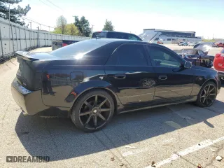 2007 Cadillac CTS with VIN 1G6DP577570188914, listed as a Copart auction lot 52809165 with 204,309 mi miles and Salvage Title. Bid and sale history available at carsss.com. Image 3.