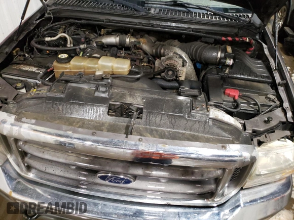 2003 Ford Super Duty F-250 XL with VIN 1FTNW21F33EA02965, listed as a Copart auction lot 52647395 with 278,603 mi miles and Salvage Title. Bid and sale history available at carsss.com. Image 11.