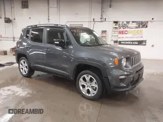 2023 Jeep Renegade Limited with VIN ZACNJDD10PPP14158, listed as a IAAI auction lot 40370323 with 12,484 mi miles and . Bid and sale history available at DreamBid. Image 1.