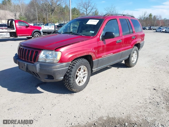 2003 Jeep Grand Cherokee Laredo with VIN 1J4GW48S33C556441, listed as a IAAI auction lot 42026804 with 189,143 mi miles. Bid and sale history available at carsss.com. Image 2.