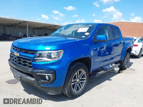 2021 Chevrolet Colorado 2WD LT z VIN 1GCGSCEN2M1156832, wystawiony jako IAAI lot #42060849 z przebiegiem 53 798 mil mil oraz . Historia ofert i sprzedaży dostępna na DreamBid. Obrazek 18.