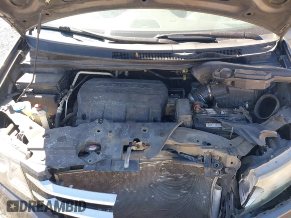 2014 Honda Odyssey EX-L with VIN 5FNRL5H61EB014695, listed as a IAAI auction lot 41694860 with 261,265 mi miles and . Bid and sale history available at DreamBid. Image 10.