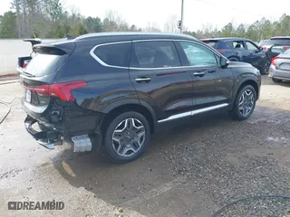 2021 Hyundai Santa Fe Limited with VIN 5NMS44AL3MH317127, listed as a IAAI auction lot 41355042 with 46,790 mi miles. Bid and sale history available at carsss.com. Image 4.