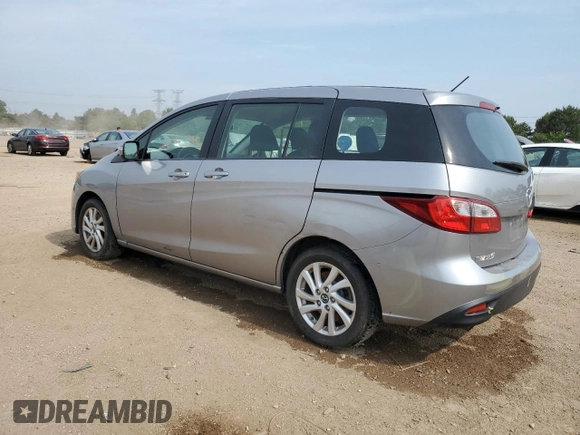 2015 Mazda 5 Sport with VIN JM1CW2BL4F0181336, listed as a Copart auction lot 60156025 with 72,079 mi miles and Salvage title. Bid and sale history available at DreamBid. Image 2.