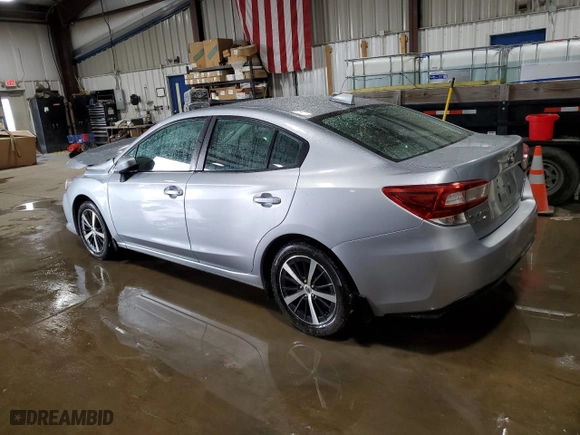 2020 Subaru Impreza Premium with VIN 4S3GKAD60L3602543, listed as a Copart auction lot 42345625 with 76,657 mi miles and Salvage Title. Bid and sale history available at carsss.com. Image 2.