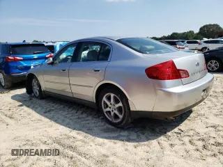 2004 Infiniti G35 w/Leather with VIN JNKCV51F04M711144, listed as a Copart auction lot 62720864 with 68,800 mi miles and Salvage Title. Bid and sale history available at DreamBid. Image 2.