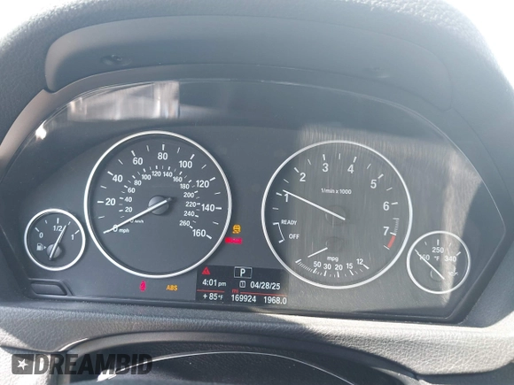 2014 BMW 3 Series 328i with VIN WBA3A5C58EF605108, listed as a IAAI auction lot 42129770 with 169,924 mi miles and . Bid and sale history available at DreamBid. Image 7.