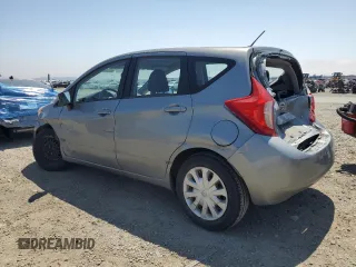 2015 Nissan Note SR with VIN 3N1CE2CP9FL418008, listed as a Copart auction lot 60336955 with 104,190 mi miles and Salvage title. Bid and sale history available at DreamBid. Image 2.