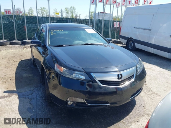 2012 Acura TL Tech Auto with VIN 19UUA9F53CA004033, listed as a IAAI auction lot 41963088 with 69,863 mi miles. Bid and sale history available at carsss.com. Image 12.