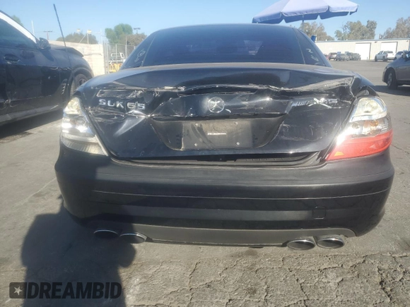 2006 Mercedes-Benz SLK-Class 5.5L AMG with VIN WDBWK73F16F093516, listed as a Copart auction lot 77485754 with 112,419 mi miles and Salvage Title. Bid and sale history available at carsss.com. Image 6.