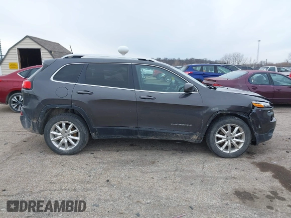 2016 Jeep Cherokee Limited with VIN 1C4PJMDS6GW120374, listed as a IAAI auction lot 41540008 with 102,131 mi miles and . Bid and sale history available at DreamBid. Image 13.
